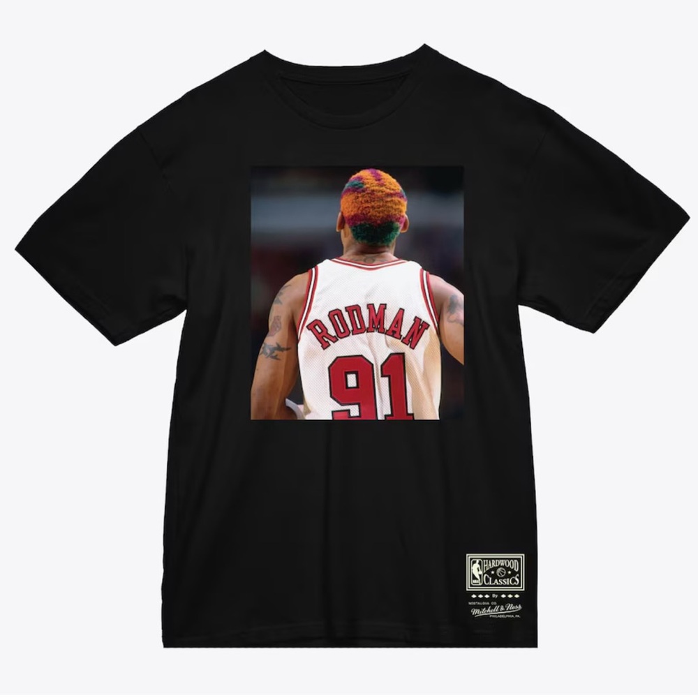 Mitchell & Ness Dennis Rodman Graphic T-Shirt